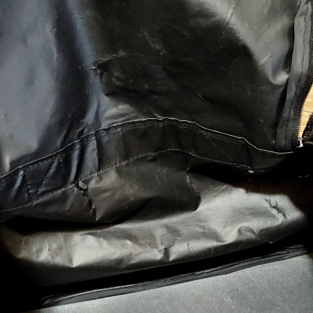 Adidas Classic Black Duffel Bag with White Accents - Picture 10 of 11